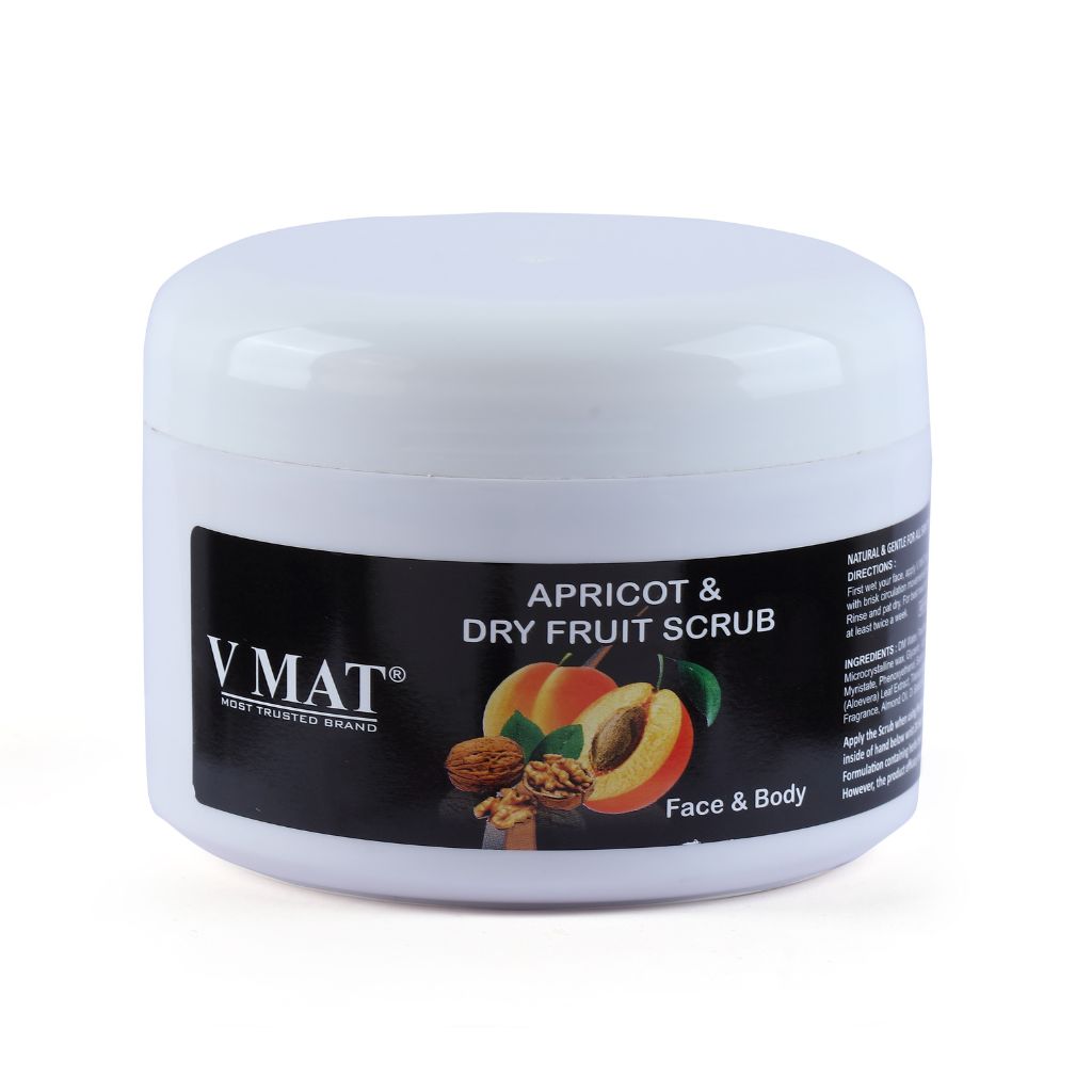 VMAT Apricot & Dry Fruit Scrub for Face & Body